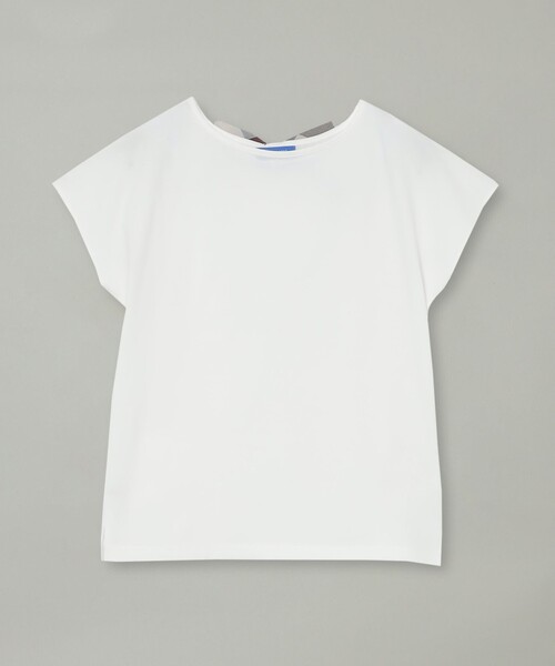 BLUE LABEL CRESTBRIDGE（ブルーレーベルクレストブリッジ）の「【一部店舗限定】バックリボンTシャツ（Tシャツ/カットソー・レディース・ブラック/オフホワイト・38）」の8枚目の写真