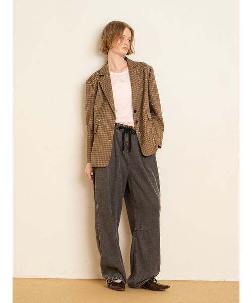 イージーデニムパンツ（デニムパンツ）｜FURFUR（ファーファー