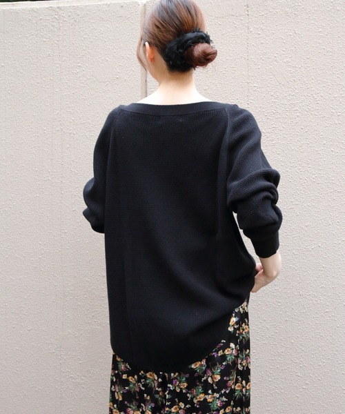 THE SHINZONE/シンゾーン ワッフルプルオーバーニット WAFFLE PULLOVER
