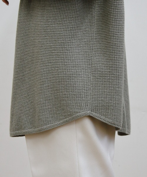 THE SHINZONE（ザ　シンゾーン）の「THE SHINZONE/シンゾーン　ワッフルプルオーバーニット　WAFFLE PULLOVER KNIT（ニット/セーター・レディース・ブラック/カーキ/ナチュラル・FREE）」の15枚目の写真