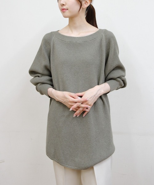THE SHINZONE/シンゾーン ワッフルプルオーバーニット WAFFLE