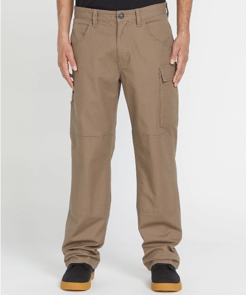 VOLCOM（ボルコム）の「【VOLCOM/ボルコム】 Workwear Caliper Relaxed Work Pants /アイコンワンポイントワークパンツ（その他パンツ・メンズ・ブラック/ネイビー/ブラウン系その他・31inch/33inch/34inch/36inch/38inch/30inch/32inch）」の3枚目の写真
