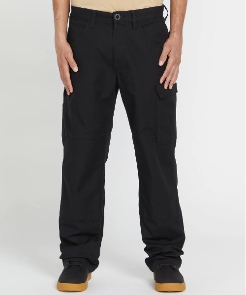 VOLCOM（ボルコム）の「【VOLCOM/ボルコム】 Workwear Caliper Relaxed Work Pants /アイコンワンポイントワークパンツ（その他パンツ・メンズ・ブラック/ネイビー/ブラウン系その他・31inch/33inch/34inch/36inch/38inch/30inch/32inch）」の2枚目の写真