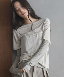 ハーフスリーブセットシアーロンTee