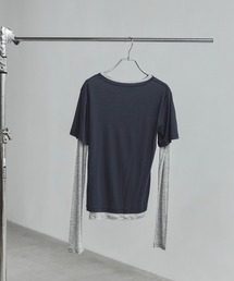 feepur | ハーフスリーブセットシアーロンTee(Tシャツ/カットソー)
