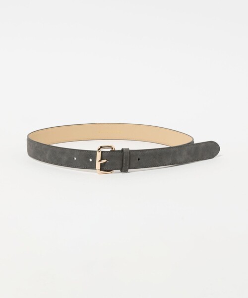 UNITED ARROWS（ユナイテッドアローズ）の「スエードライク ベルト（ベルト・レディース・ダークブラウン/ダークグレー・75cm）」の2枚目の写真