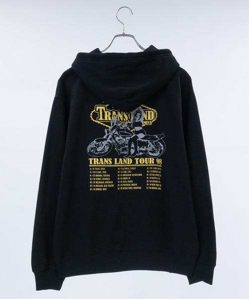 JOHN'S CLOSET(ジョンズクローゼット)の「【a】〔Trans Land〕ツアーモチーフ バイクガール フルジップパーカー(パーカー・メンズ・アッシュグレー/ブラック/ホワイト・MEDIUM/LARGE)」の8枚目の写真