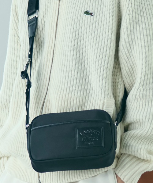 セール】ラコステクラシックス ナイロンミニレポーターバッグ