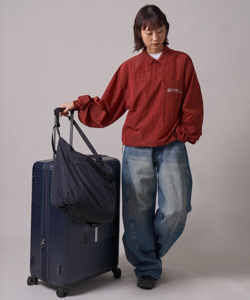 FFEIN（フェイン）の「FFEIN（フェイン）】ナイロンチェックドローコードブルゾン / ポロシャツ ナイロン プリント ドローコード チェック ポケット（ポロシャツ・メンズ・ブラウン/ブラック/ワイン・SMALL/MEDIUM/LARGE）」の17枚目の写真