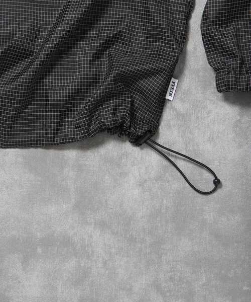 FFEIN（フェイン）の「FFEIN（フェイン）】ナイロンチェックドローコードブルゾン / ポロシャツ ナイロン プリント ドローコード チェック ポケット（ポロシャツ・メンズ・ブラウン/ブラック/ワイン・SMALL/MEDIUM/LARGE）」の22枚目の写真