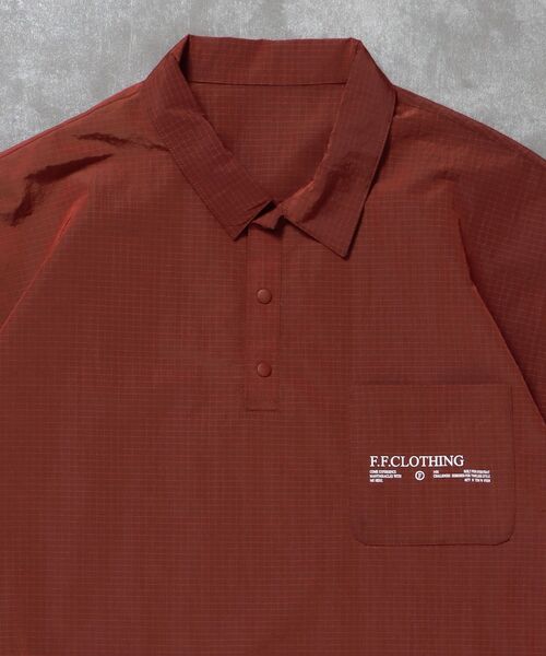 FFEIN（フェイン）の「FFEIN（フェイン）】ナイロンチェックドローコードブルゾン / ポロシャツ ナイロン プリント ドローコード チェック ポケット（ポロシャツ・メンズ・ブラウン/ブラック/ワイン・SMALL/MEDIUM/LARGE）」の19枚目の写真