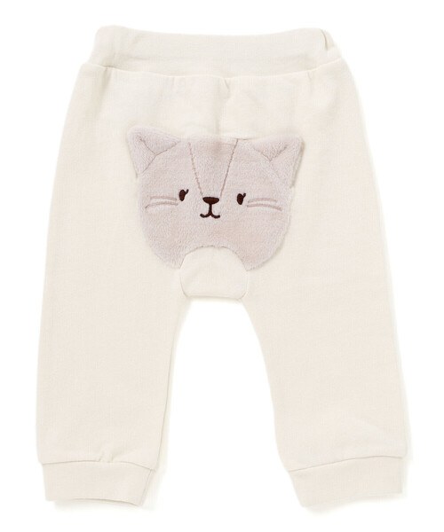 SLAP SLIP BABY（スラップスリップベビー）の「アニマルウサギクマネコおしりパッチパンツベビー(70~80cm)（その他ベビーウェア・キッズ・ブラウン/ピンク/オフホワイト・FREE）」の6枚目の写真