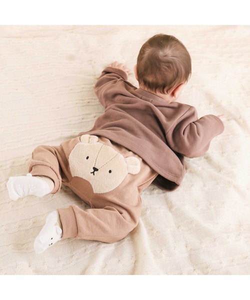 SLAP SLIP BABY（スラップスリップベビー）の「アニマルウサギクマネコおしりパッチパンツベビー(70~80cm)（その他ベビーウェア・キッズ・ブラウン/ピンク/オフホワイト・FREE）」の19枚目の写真