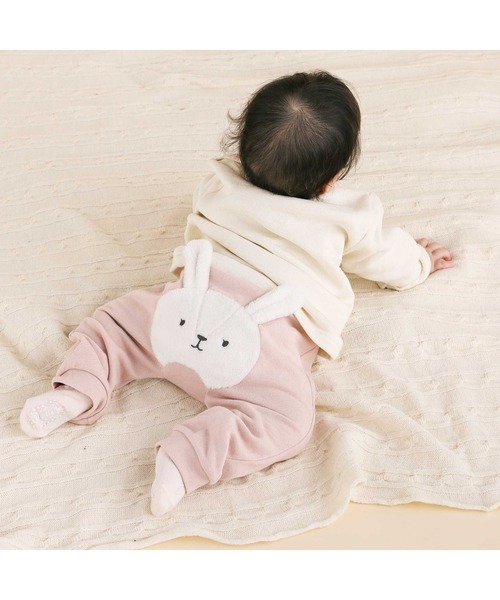 SLAP SLIP BABY（スラップスリップベビー）の「アニマルウサギクマネコおしりパッチパンツベビー(70~80cm)（その他ベビーウェア・キッズ・ブラウン/ピンク/オフホワイト・FREE）」の18枚目の写真
