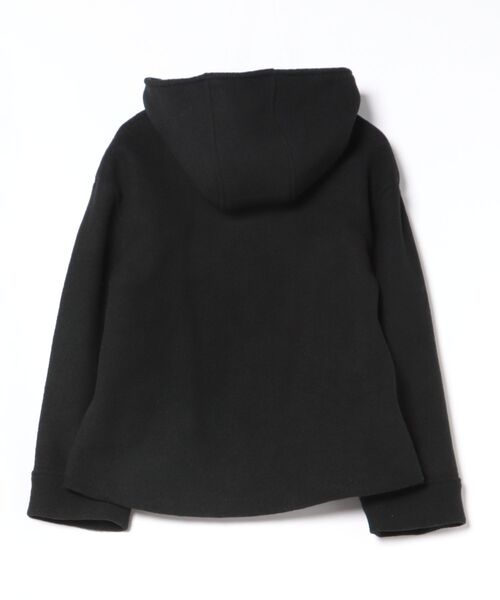 Q（キュー）の「フーディーショートコート（その他アウター・レディース・オリーブ/バーガンディー/ベージュ/ブラック・MEDIUM）」の13枚目の写真