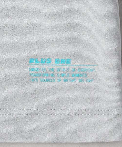 Right-on(ライトオン)の「PLUS ONE(プラスワン)【メンズ】裾ワンポイントロゴ半袖Tシャツ(Tシャツ/カットソー・メンズ・ブラック/ホワイト/ライトグレー/グリーン・L/XL/M)」の15枚目の写真