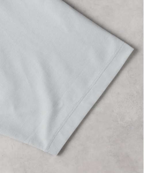 Right-on（ライトオン）の「【PLUS ONE】裾ワンポイントロゴ半袖Ｔシャツ（Tシャツ/カットソー・メンズ・ブラック/ホワイト/ライトグレー/グリーン・L/XL/M）」の7枚目の写真