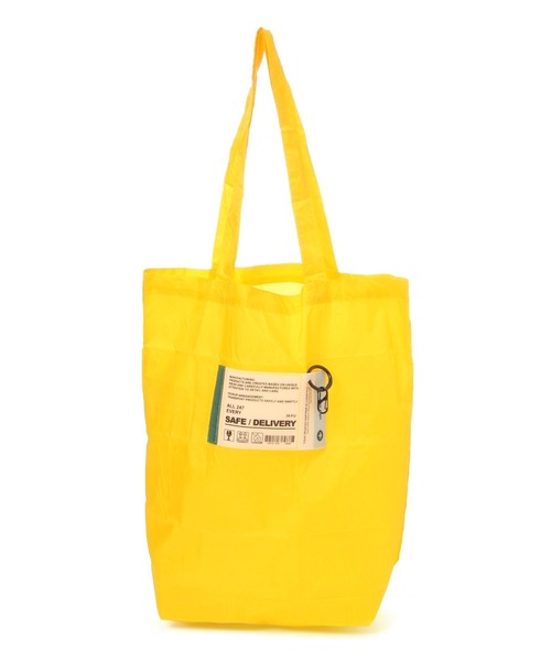 niko and...(ニコアンド)の「オリジナル 面ファスナーエコバッグ(エコバッグ/サブバッグ・レディース・ブラック/オレンジ/グリーン/イエロー/ブルー/グレー・0)」の5枚目の写真