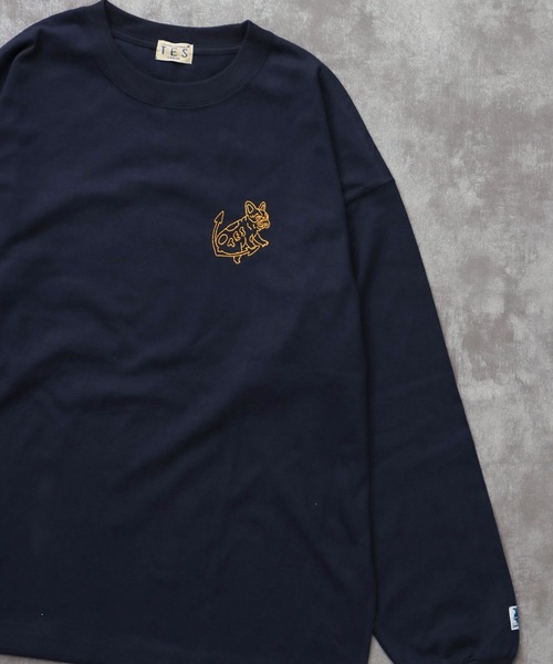 The Endless Summer（エンドレスサマー）の「TES BANDANA EMB LONG SLEEVE BIG T-SHIRT / ロンT（Tシャツ/カットソー・メンズ・ホワイト/ネイビー/ブラック・SMALL/MEDIUM/LARGE/X-LARGE）」の17枚目の写真