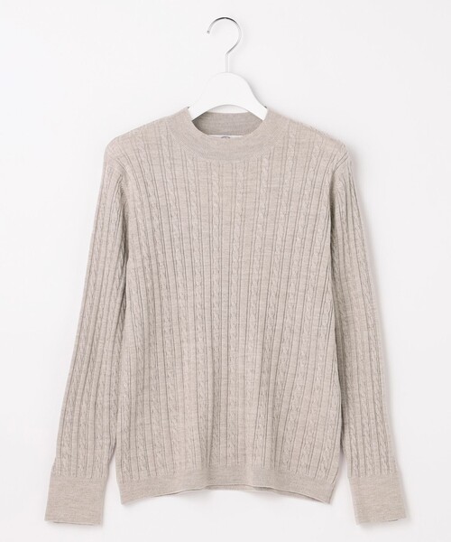 J.PRESS(ジェイプレス)の「KNIT BASIC クルーネック ニット(ニット/セーター・レディース・ダークブラウン系/ネイビー系/ベージュ系/オレンジ系/パイングリーン系・LARGE/MEDIUM)」の14枚目の写真