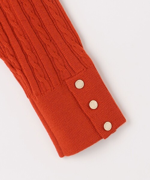 J.PRESS(ジェイプレス)の「KNIT BASIC クルーネック ニット(ニット/セーター・レディース・ダークブラウン系/ネイビー系/ベージュ系/オレンジ系/パイングリーン系・LARGE/MEDIUM)」の9枚目の写真