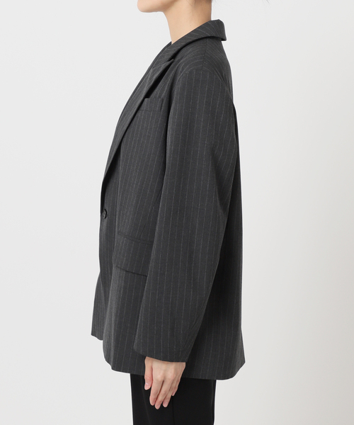 ORDINARY ストライプジャケット（テーラードジャケット）｜OUTDOOR