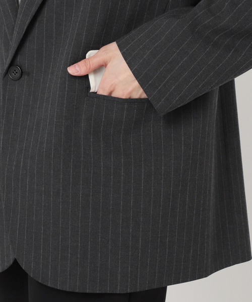 ORDINARY ストライプジャケット（テーラードジャケット）｜OUTDOOR