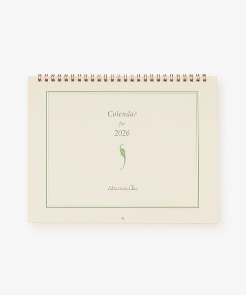 Afternoon Tea（アフタヌーンティー）の「水彩カレンダー A4（手帳/メモ帳・レディース・ホワイト・ONE SIZE）」の2枚目の写真