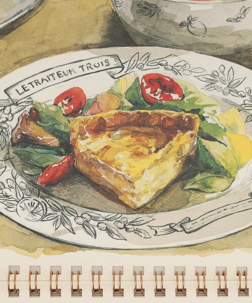 Afternoon Tea（アフタヌーンティー）の「水彩カレンダー A4（手帳/メモ帳・レディース・ホワイト・ONE SIZE）」の5枚目の写真