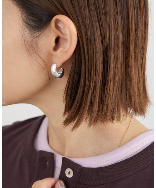 IENA（イエナ）の「PHILIPPE AUDIBERT/フィリップ・オーディベール BO6671 earring ピアス(両耳) BO6671（ピアス（両耳用）・レディース・シルバー・FREE）」の2枚目の写真