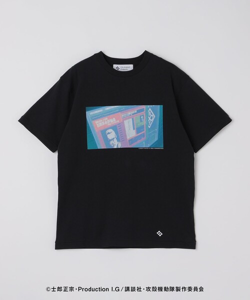 City Ambient Products（シティアンビエントプロダクツ）の「City Ambient Products: 攻殻機動隊 SAC 2nd GIG Tシャツ（Tシャツ/カットソー・メンズ・チャコールグレー/グレー/ブラック/ダークグレー・SMALL/MEDIUM/LARGE）」の3枚目の写真