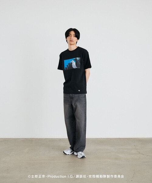 City Ambient Products(シティアンビエントプロダクツ)の「City Ambient Products: 攻殻機動隊 SAC 2nd GIG Tシャツ(Tシャツ/カットソー・メンズ・チャコールグレー/グレー/ブラック/ダークグレー・SMALL/MEDIUM/LARGE)」の12枚目の写真