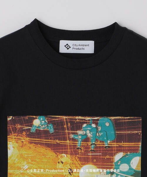 City Ambient Products（シティアンビエントプロダクツ）の「City Ambient Products: 攻殻機動隊 SAC 2nd GIG Tシャツ（Tシャツ/カットソー・メンズ・チャコールグレー/グレー/ブラック/ダークグレー・SMALL/MEDIUM/LARGE）」の12枚目の写真