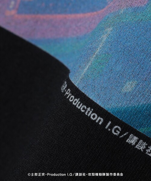 City Ambient Products（シティアンビエントプロダクツ）の「City Ambient Products: 攻殻機動隊 SAC 2nd GIG Tシャツ（Tシャツ/カットソー・メンズ・チャコールグレー/グレー/ブラック/ダークグレー・SMALL/MEDIUM/LARGE）」の8枚目の写真