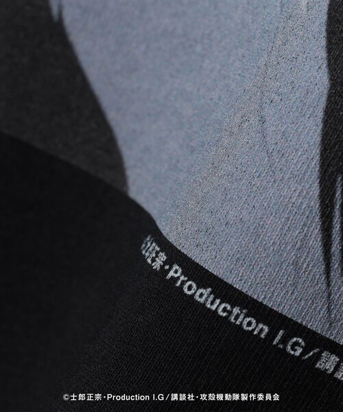 City Ambient Products（シティアンビエントプロダクツ）の「City Ambient Products: 攻殻機動隊 SAC 2nd GIG Tシャツ（Tシャツ/カットソー・メンズ・チャコールグレー/グレー/ブラック/ダークグレー・SMALL/MEDIUM/LARGE）」の6枚目の写真