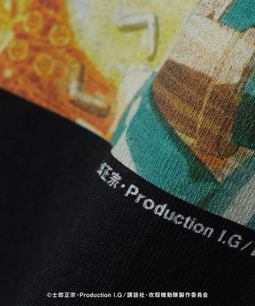 City Ambient Products（シティアンビエントプロダクツ）の「City Ambient Products: 攻殻機動隊 SAC 2nd GIG Tシャツ（Tシャツ/カットソー・メンズ・チャコールグレー/グレー/ブラック/ダークグレー・SMALL/MEDIUM/LARGE）」の5枚目の写真