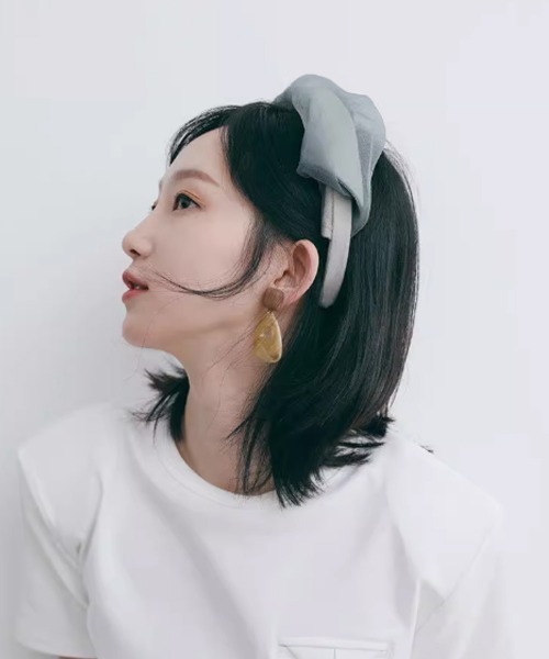 Miniministore(ミニミニストア)の「カチューシャ サンバイザー 2WAY小顔(サンバイザー・レディース・アイボリー/ブラック/グレー・FREE)」の12枚目の写真