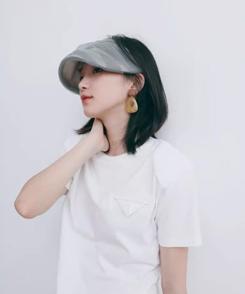 Miniministore(ミニミニストア)の「カチューシャ サンバイザー 2WAY小顔(サンバイザー・レディース・アイボリー/ブラック/グレー・FREE)」の13枚目の写真