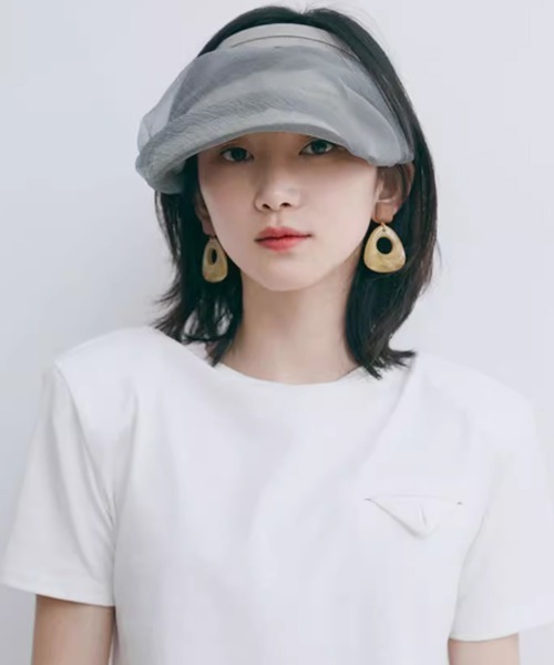Miniministore(ミニミニストア)の「カチューシャ サンバイザー 2WAY小顔(サンバイザー・レディース・アイボリー/ブラック/グレー・FREE)」の14枚目の写真