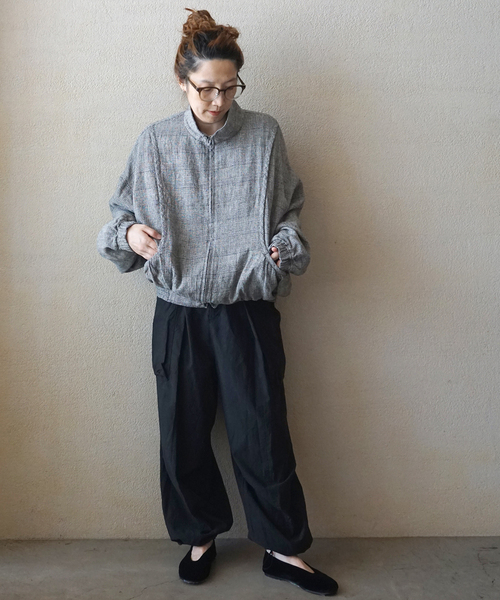 JOURNAL STANDARD LUXE（ジャーナルスタンダード　ラックス）の「《追加》ミリタリークロス カーゴパンツ（カーゴパンツ・レディース・ブラック/カーキ・FREE）」の5枚目の写真