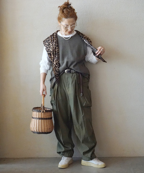 journal standard luxe ミリタリークロス カーゴパンツ バックサテン ミリタリーパンツ（カーゴパンツ）｜journal standard