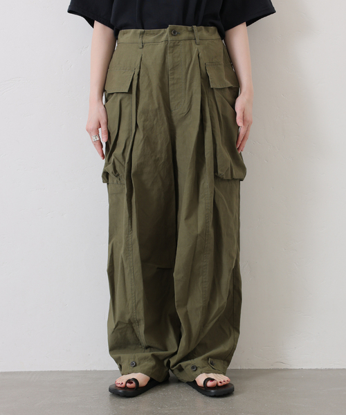 JOURNAL STANDARD LUXE（ジャーナルスタンダード　ラックス）の「《追加》ミリタリークロス カーゴパンツ（カーゴパンツ・レディース・ブラック/カーキ・FREE）」の10枚目の写真