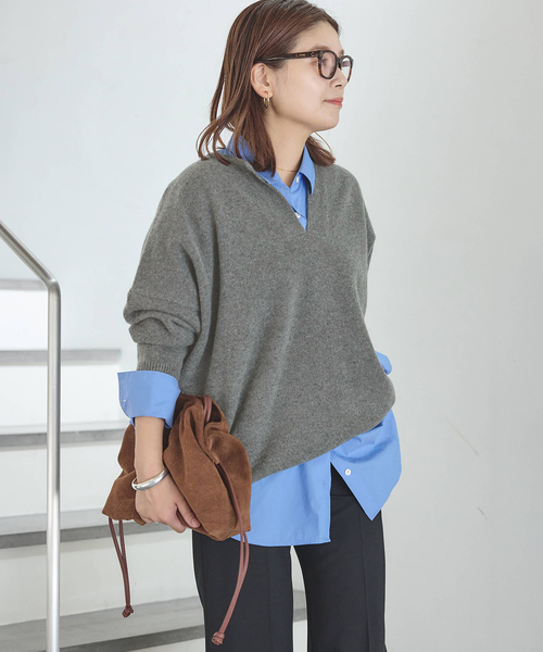 WEB限定追加》MUSIC カフタンプルオーバー（ニット/セーター