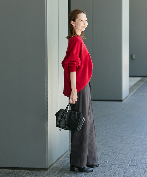 WEB限定追加》MUSIC カフタンプルオーバー（ニット/セーター