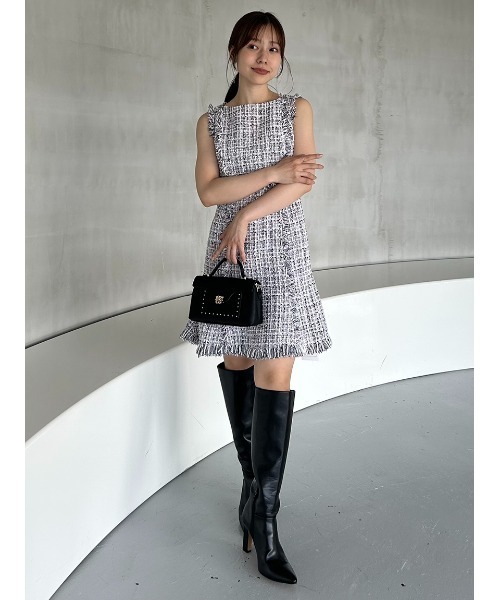 ツイードミニワンピース（ワンピース）｜SNIDEL（スナイデル）の