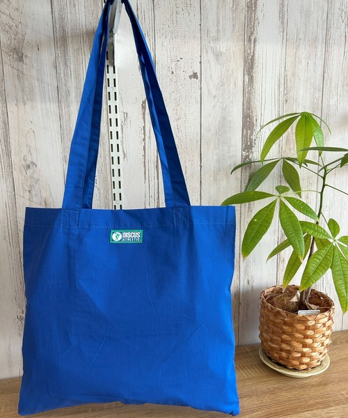 DISCUS（ディスカス）の「DISCUS/ディスカス プリントコットントート/BIGロゴ/カレッジ（トートバッグ・レディース・ブラック/レッド/ピンク/ベージュ/ブルー・FREE）」の10枚目の写真