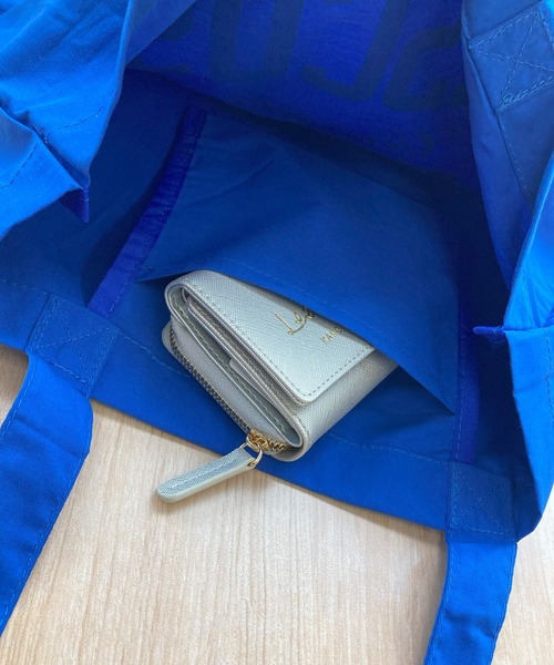 DISCUS（ディスカス）の「DISCUS/ディスカス プリントコットントート/BIGロゴ/カレッジ（トートバッグ・レディース・ブラック/レッド/ピンク/ベージュ/ブルー・FREE）」の13枚目の写真