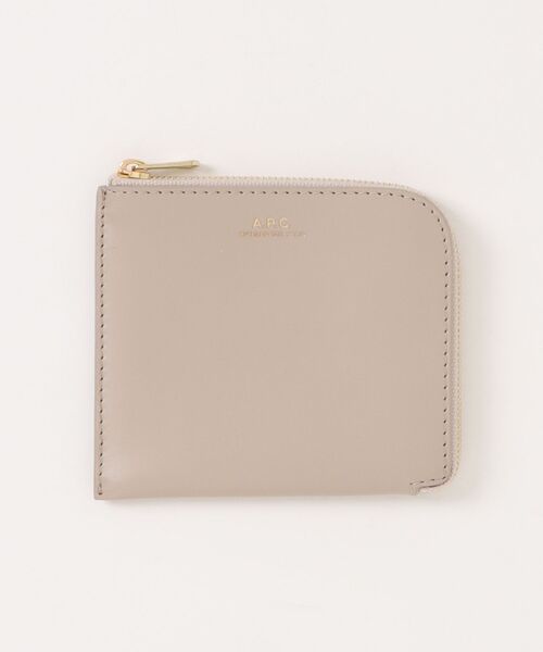 A.P.C.（アーペーセー）の「COMPACT AIKO  /25A（財布・レディース・ライトグレー・ONESIZE）」の4枚目の写真