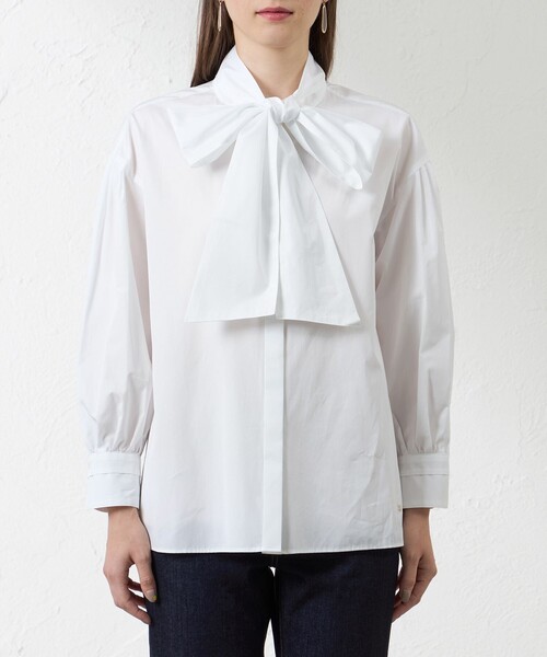 amaca（アマカ）の「【Anniversary　Piece】THOMAS MASON ブロード（シャツ/ブラウス・レディース・オフホワイト・38）」の5枚目の写真