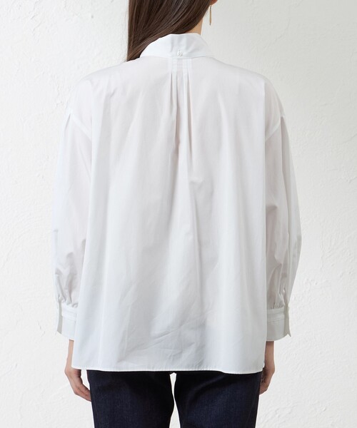 amaca（アマカ）の「【Anniversary　Piece】THOMAS MASON ブロード（シャツ/ブラウス・レディース・オフホワイト・38）」の7枚目の写真